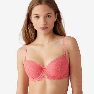 No Strings Attached Contour Bra: Tea Rose