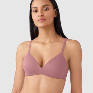 How Perfect Wire Free T-Shirt Bra: Rose Brown