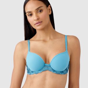 La Femme Underwire T-Shirt Bra: Adriatic Blue